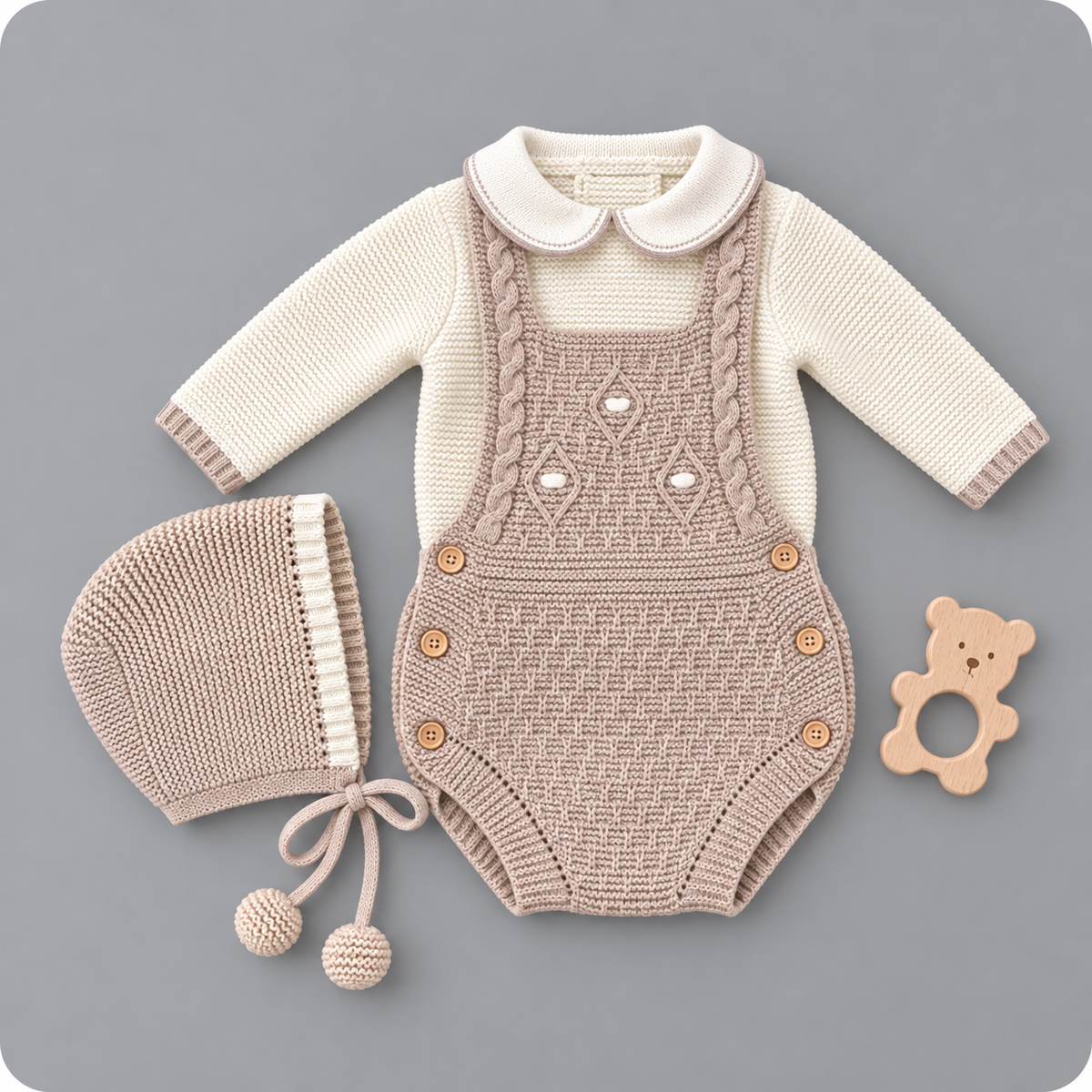 Conjunto de Punto con Ranita GLORY BEBÉ