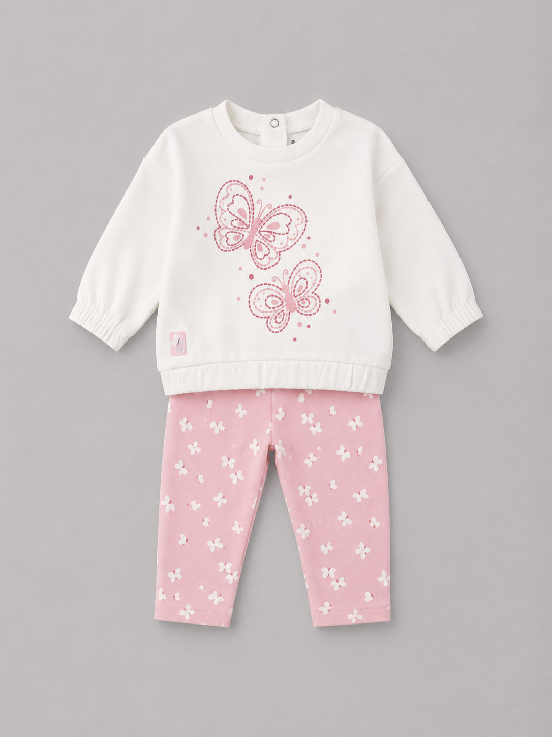 Conjunto Infantil Niña Babybo – Algodón Suave Pastel