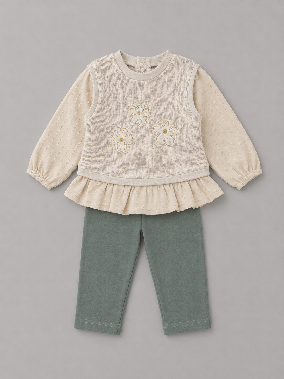 Conjunto Infantil Niña Babybol – Algodón Suave