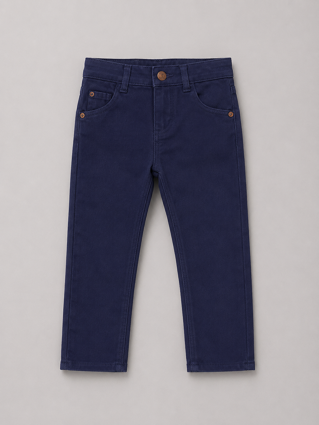 Pantalón Bebé Azul Marino – Algodón Suave Clásico