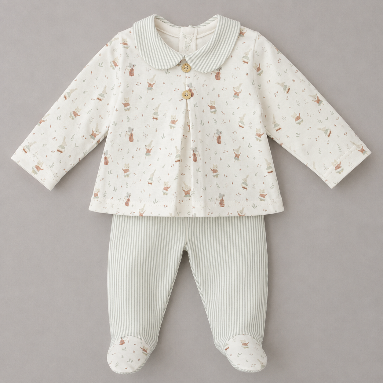 Conjunto Bebé Niño Conejito