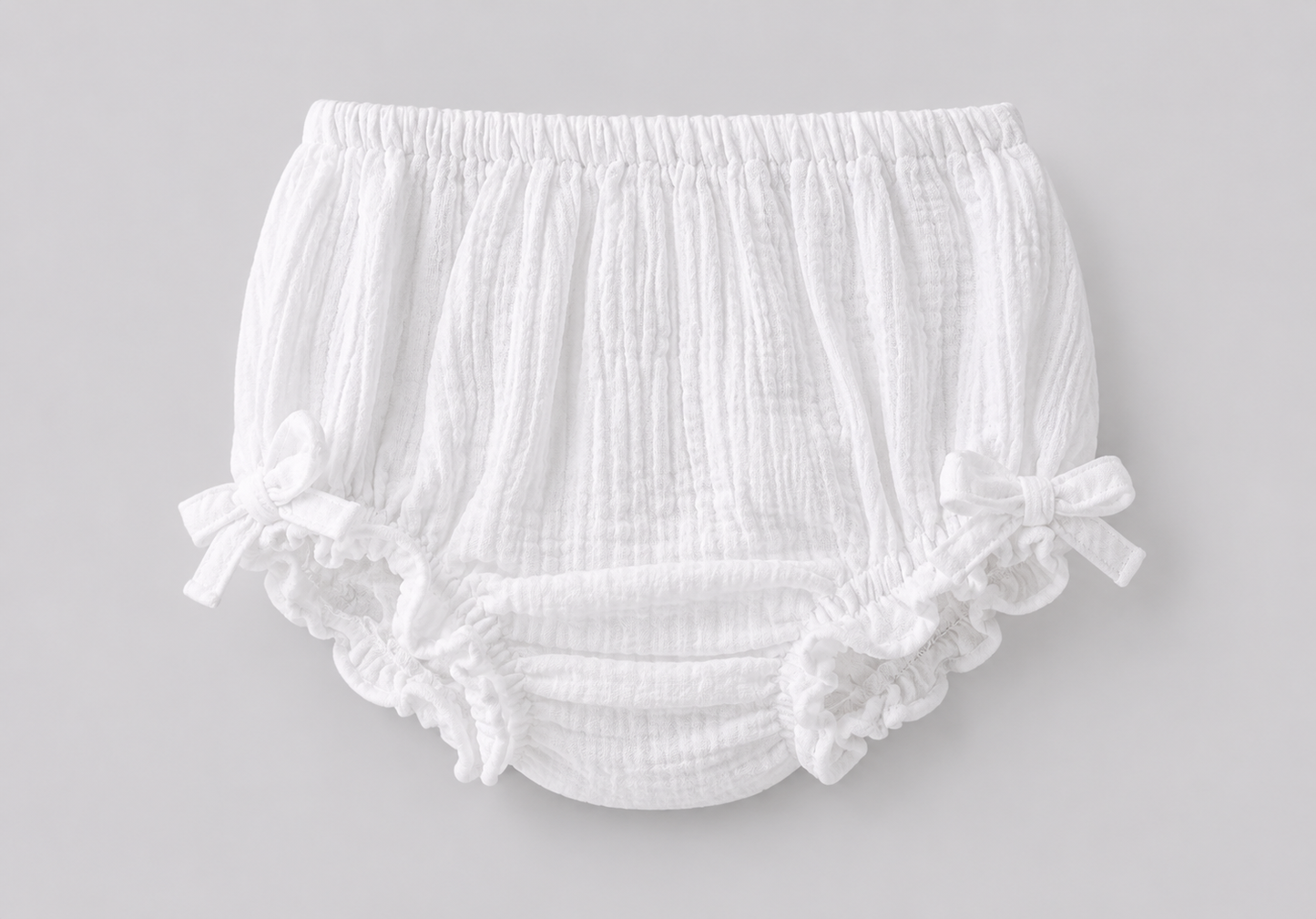 Braguita Cubrepañal Bebé Blanca de Gasa