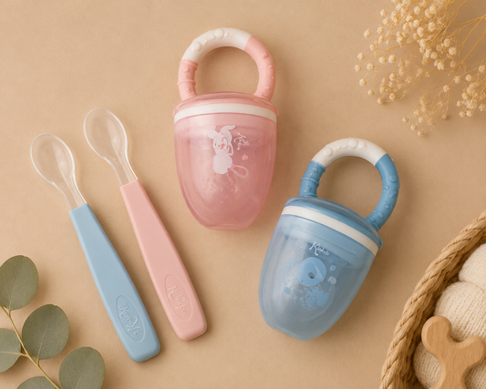 Set de Alimentación Kiokids con Cucharas de Silicona