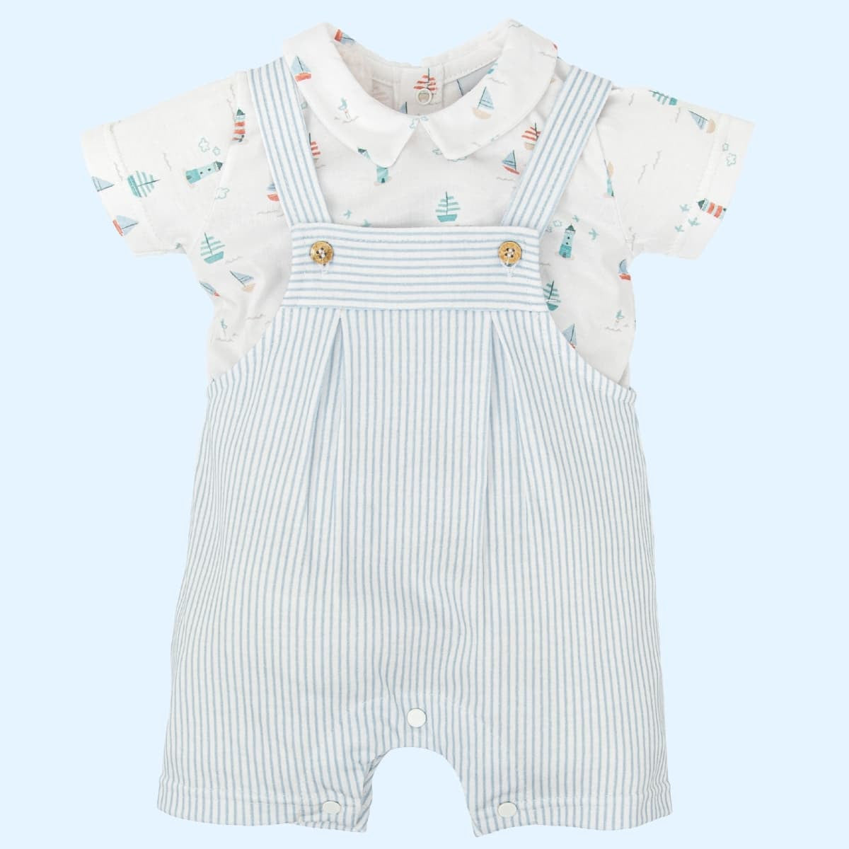 Conjunto Pelele Manga Corta Mirada Babidu