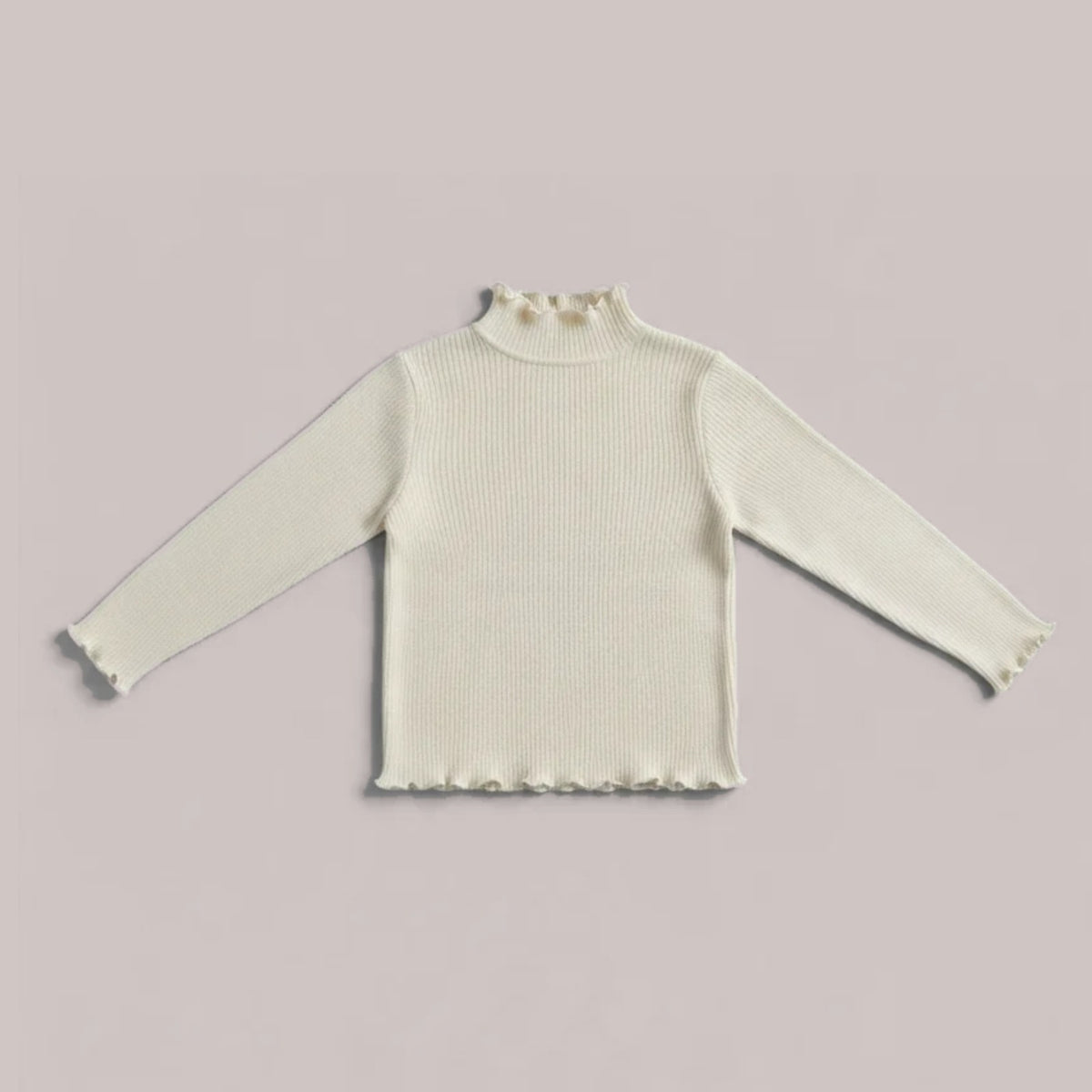 Jersey Canalé Cuello Volante
