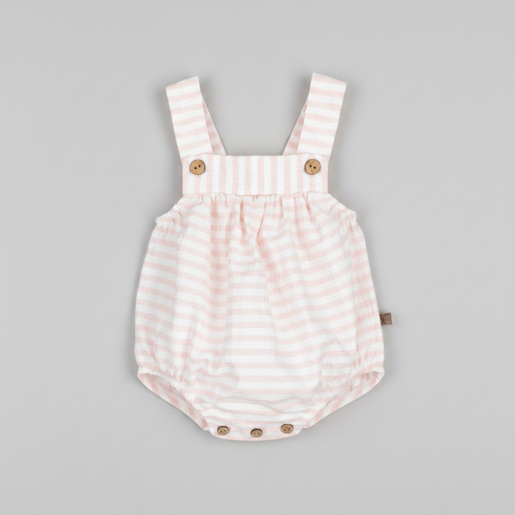 Peto Bundi Rosa de Rayas para Bebé Niña