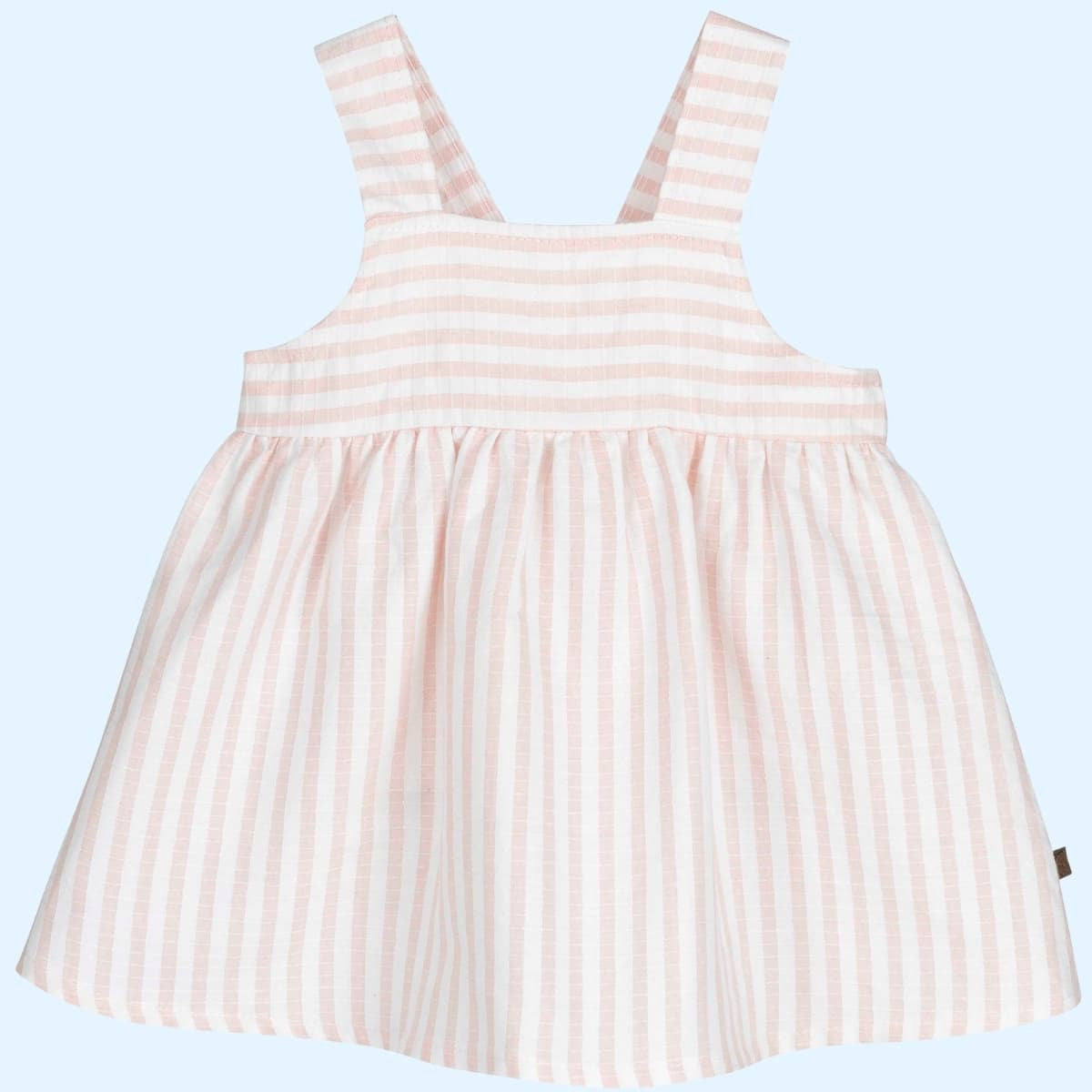 Vestido Bebé Niña Rosa de Rayas – Algodón Suave