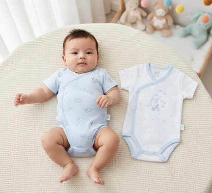 Pack 2 Bodies Bebé Azul YATSI BABY