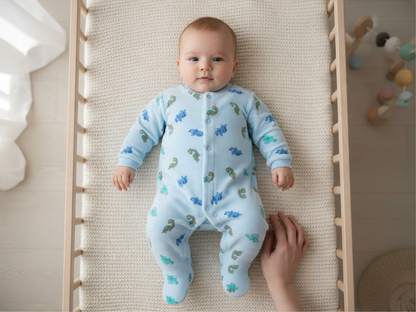 Pijama Bebé Dinosaurios Azul WATERLEMON