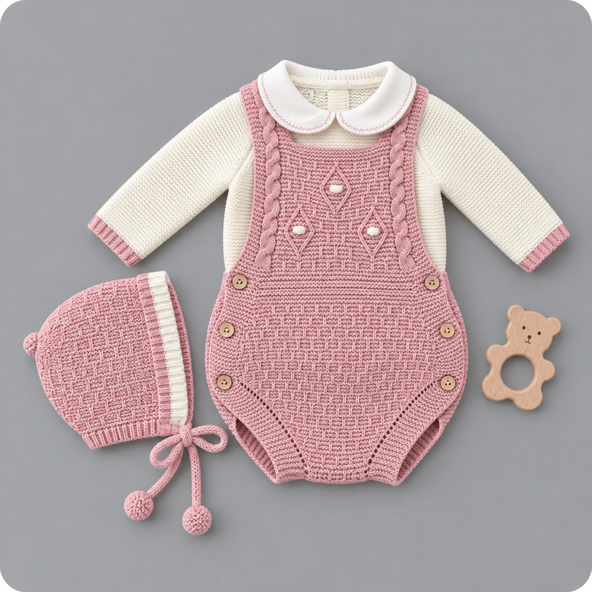 Conjunto de Punto con Ranita GLORY BEBÉ