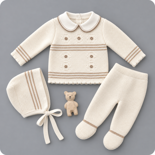 Conjunto de Punto con Cuello GLORY BEBÉ