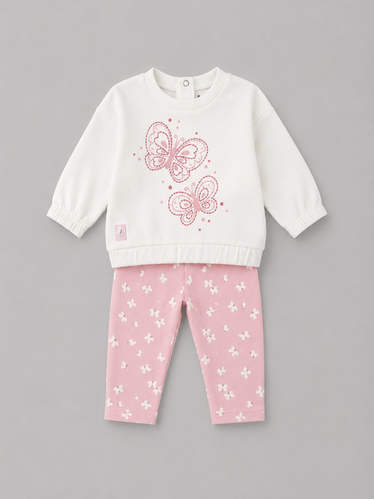 Conjunto Infantil Niña Babybo – Algodón Suave Pastel