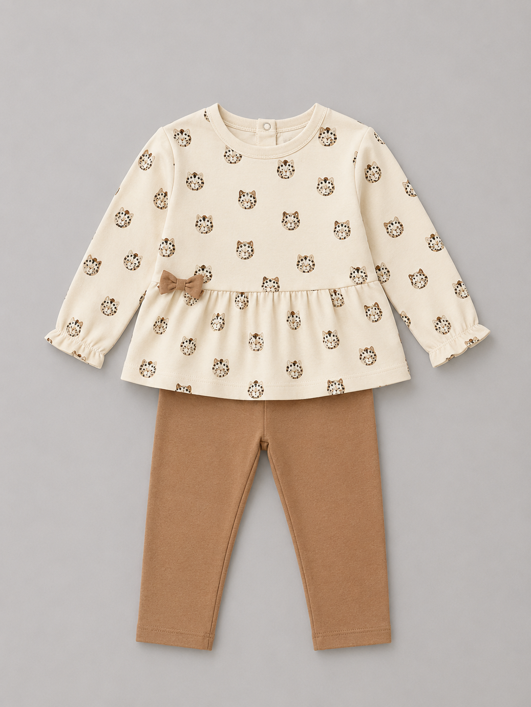 Conjunto Infantil Niña Street Monkey – Estampado Algodón