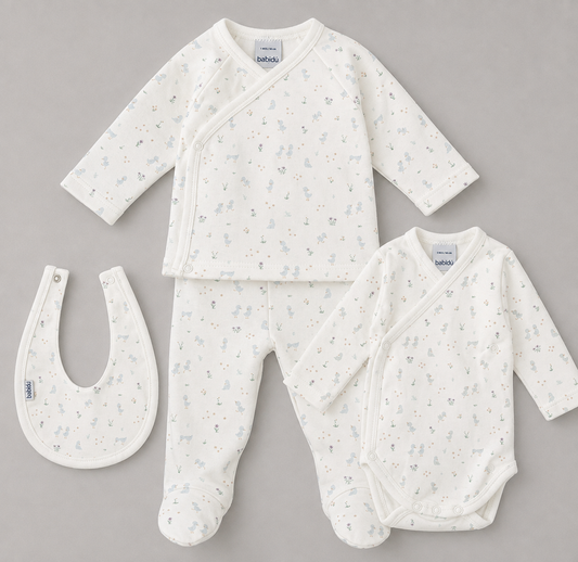 Set Primera Puesta Bebé Patitos – Regalo Recién Nacido