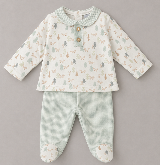 Conjunto Bebé Bosque Verde