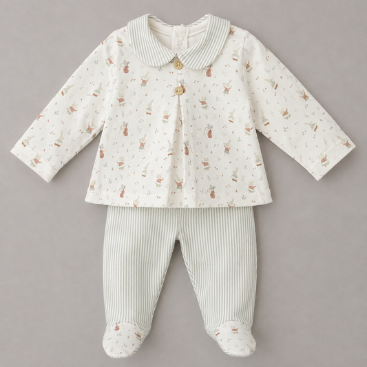 Conjunto Bebé Niño Conejito