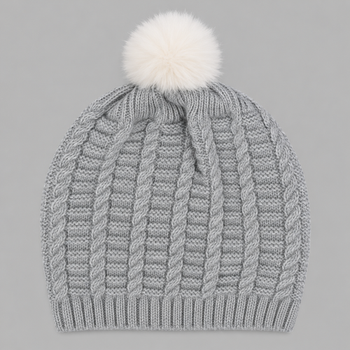 Gorro de Punto con Pompón Condor