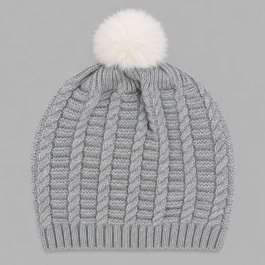 Gorro de Punto con Pompón Condor