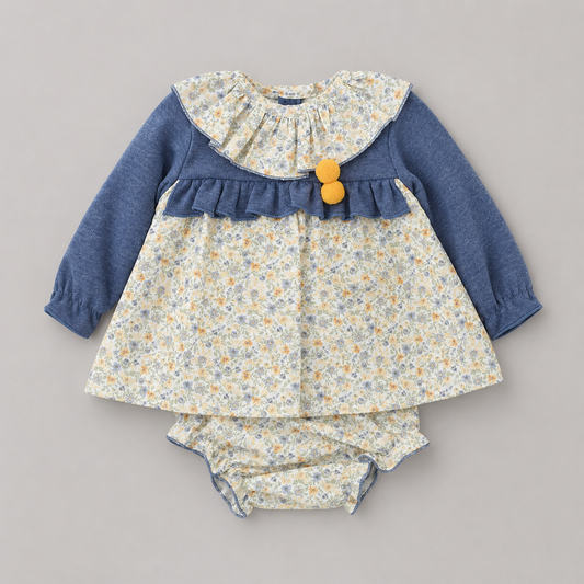 Vestido Floral Azul