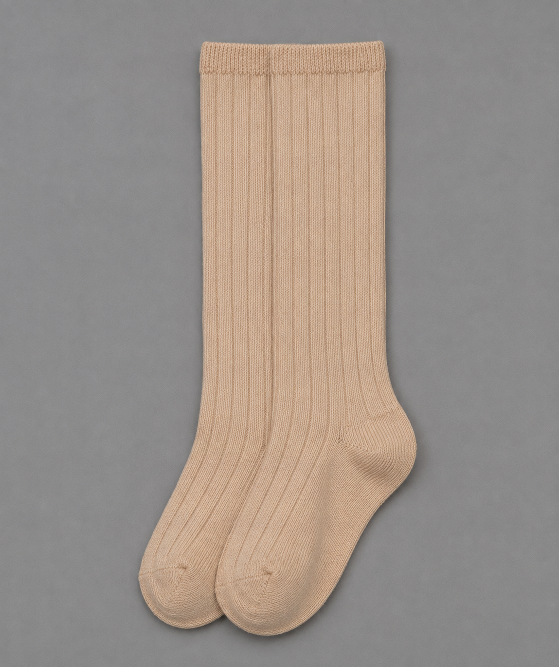 Calcetines Altos de Canalé Camel para Bebé