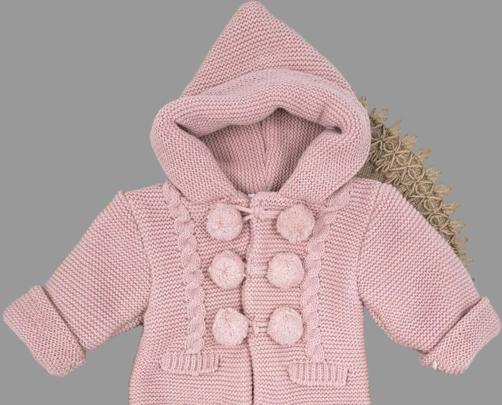 Abrigo de Punto con Borlas BABY FASHION - Maquillaje