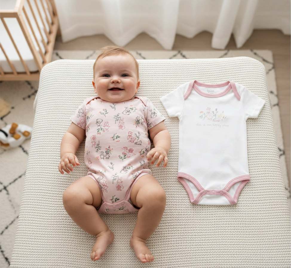 Pack 2 Bodies Rosa Bebé YATSI BABY