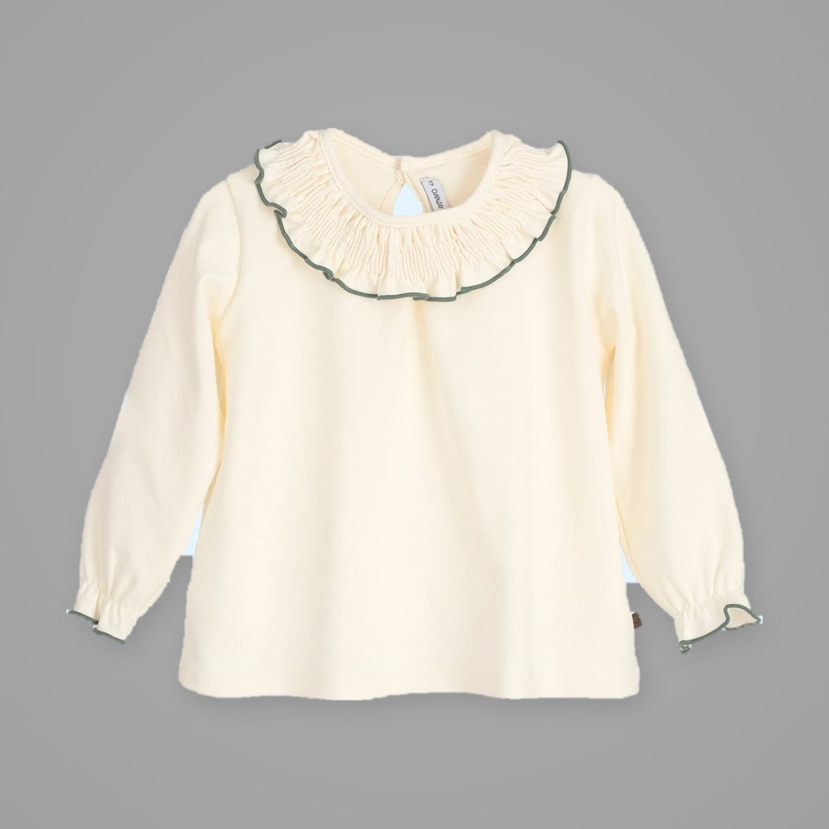 Blusa Titán Gom con Cuello Smock CALAMARO - Mint