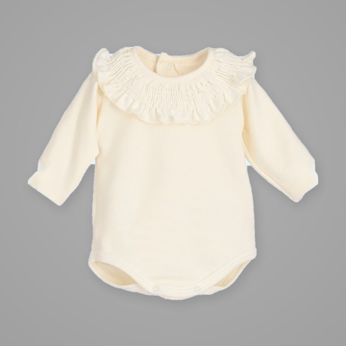 Body Titán Gom con Cuello Smock CALAMARO - Crudo