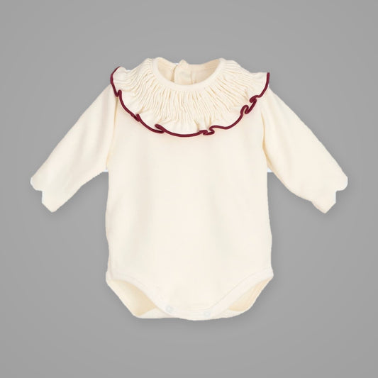Body Titán Gom con Cuello Smock CALAMARO - Granate