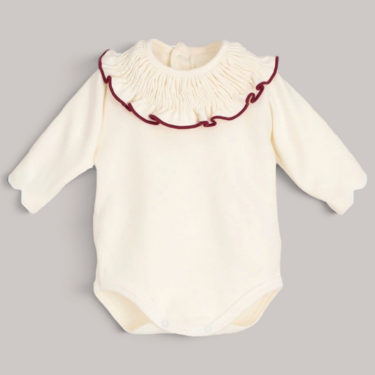 Body Titán Gom con Cuello Smock CALAMARO - Granate