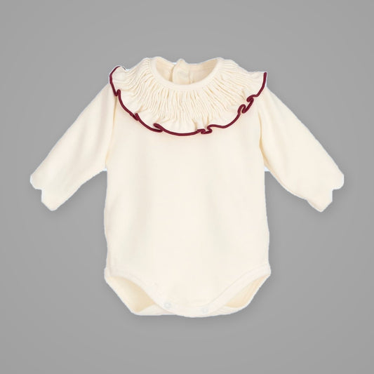 Body Titán Gom con Cuello Smock CALAMARO - Granate