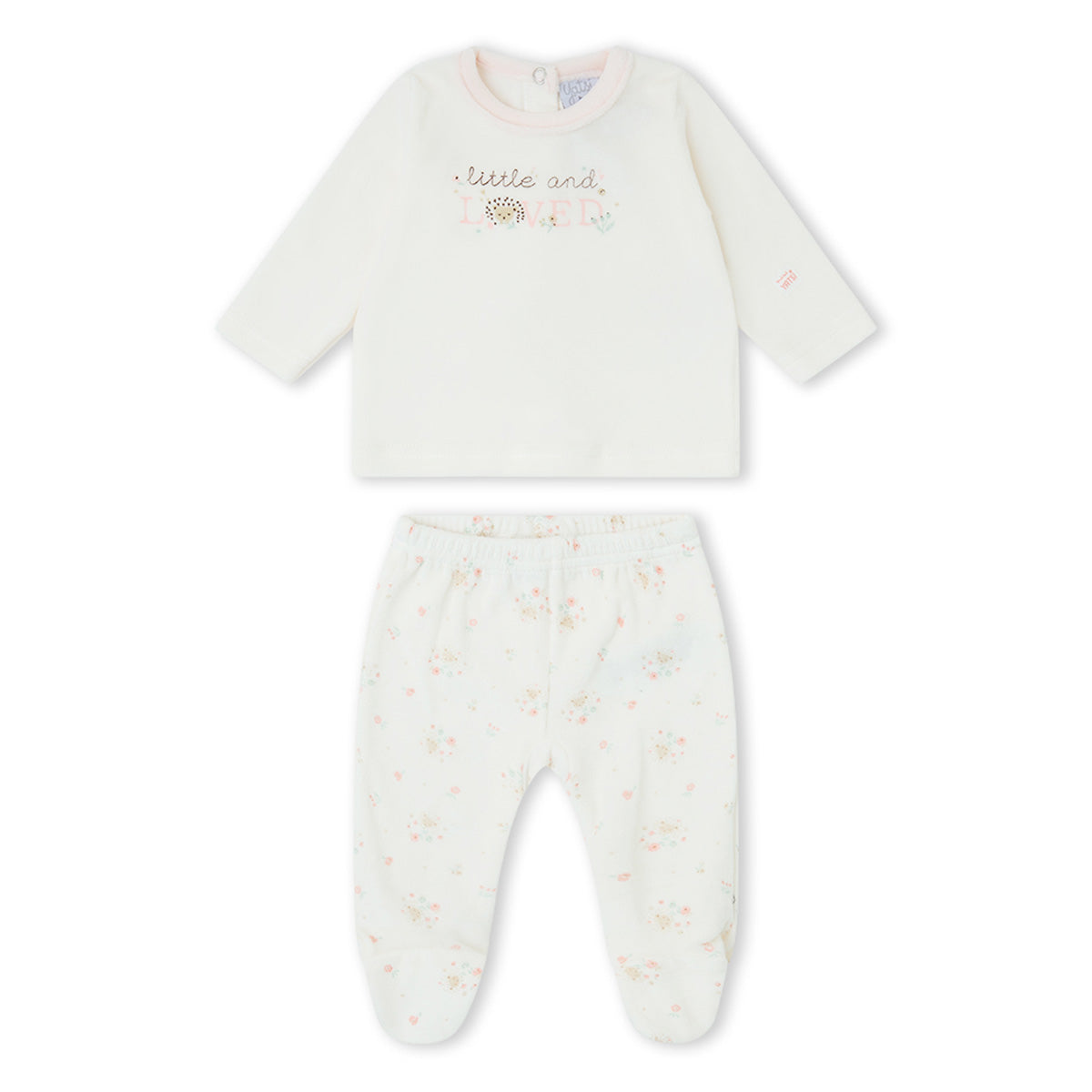 Conjunto Bebé de Punto Blanco