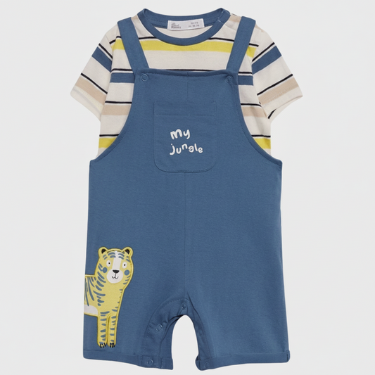 Conjunto Bebé Niño Peto Junglita