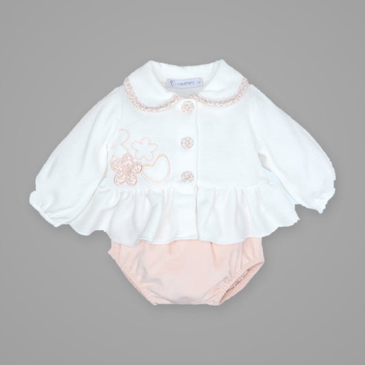 Conjunto Pololo Laza Chaqueta y Braguita Nude CALAMARO
