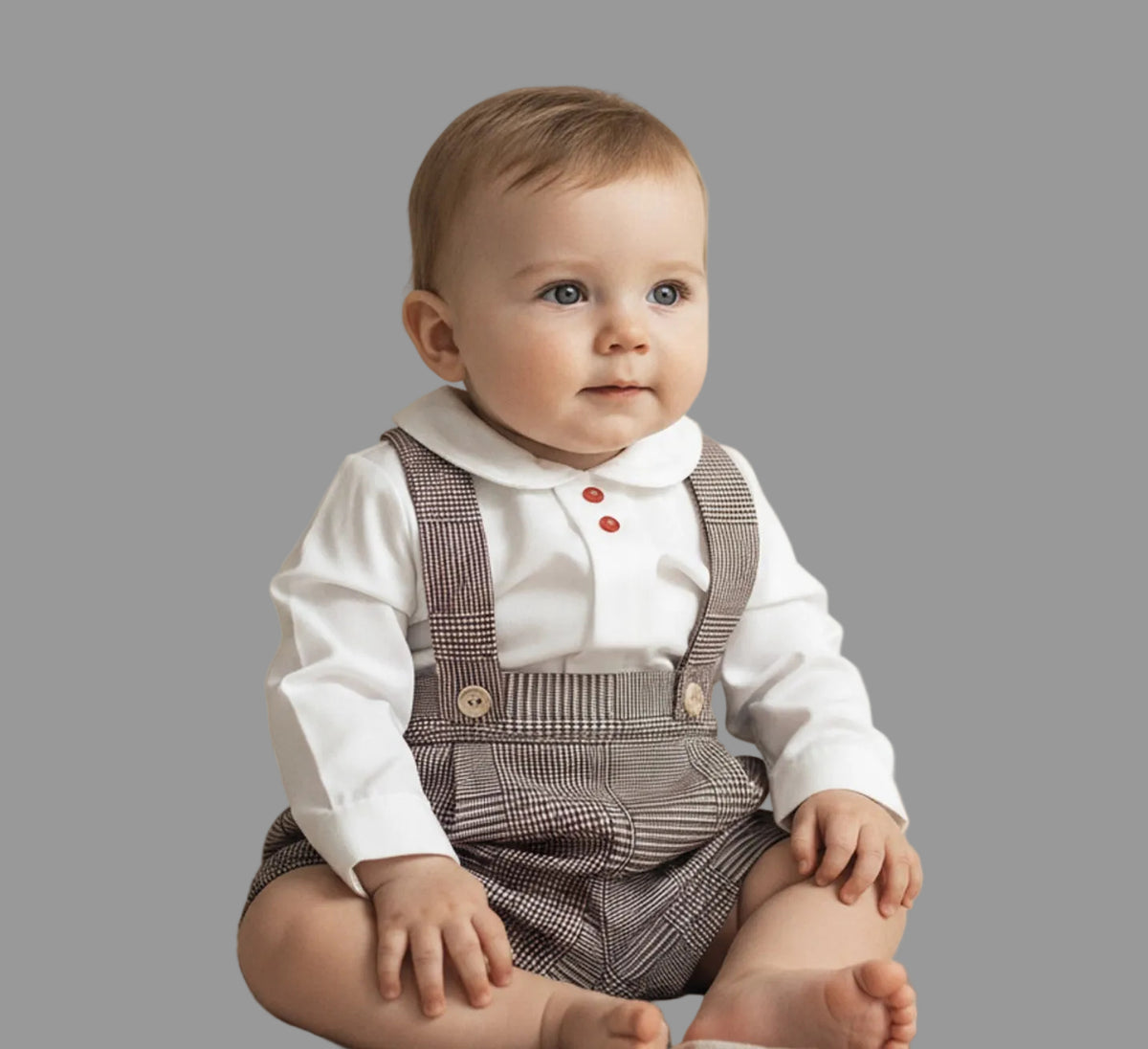 Conjunto con Pantalón de Tirantes Colección Gales BABY FERR