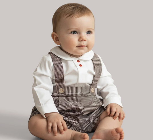 Conjunto con Pantalón de Tirantes Colección Gales BABY FERR