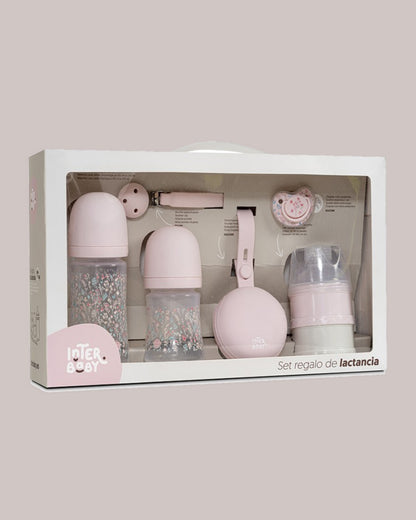 Set Regalo 6 Piezas Biberones y Chupete INTERBABY