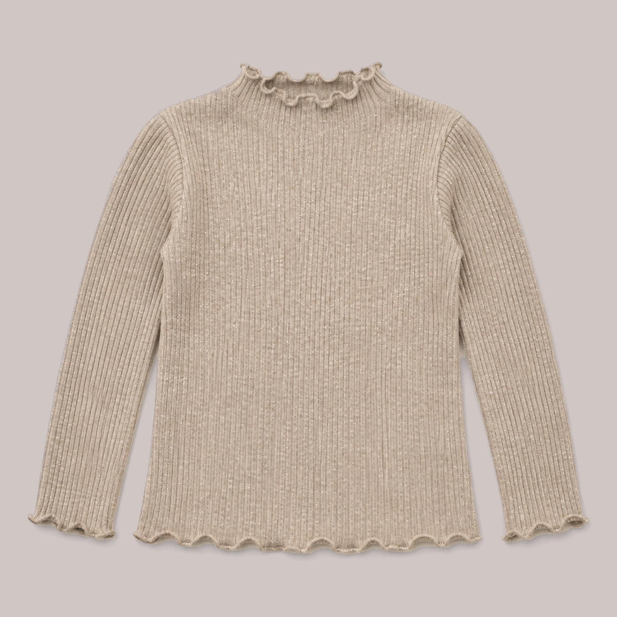 Jersey Canalé Cuello Volante