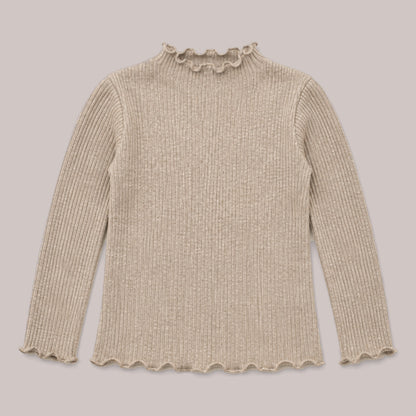 Jersey Canalé Cuello Volante