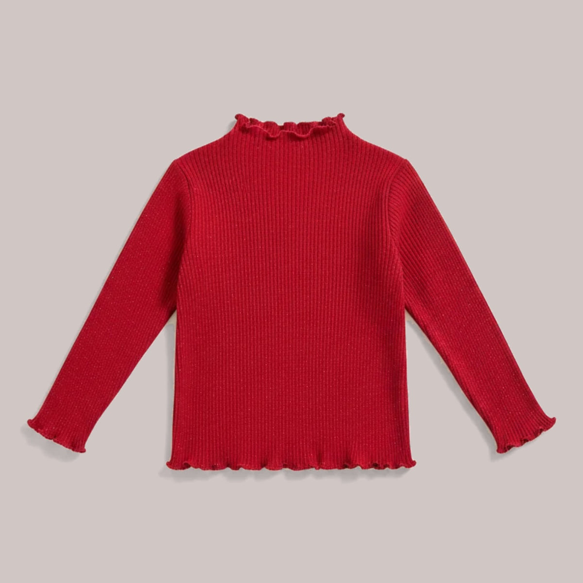 Jersey Canalé Cuello Volante