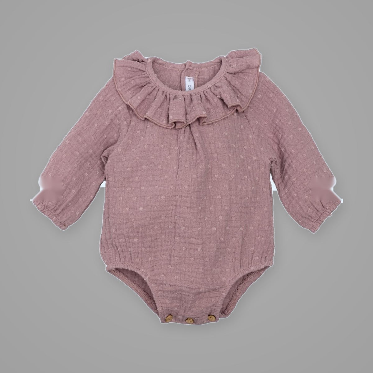 Pelele Atari con Cuello de Volante CALAMARO - Malva