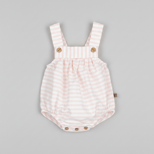 Peto Bundi Rosa de Rayas para Bebé Niña