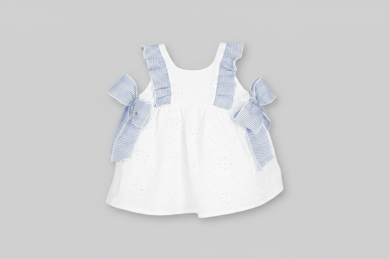 Vestido Kerala  Lazos Azules