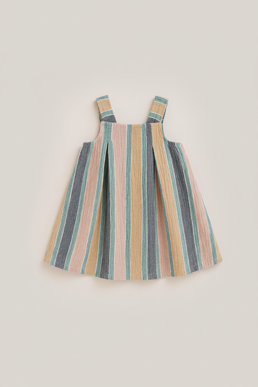 Vestido Sueño de Color - Fondo gris perla